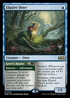 Lontra Esquiva // Dádiva do Bosque — Wilds of Eldraine Promos 225p