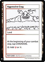 Aggressive Crag — Mystery Booster Playtest Cards 2019 112