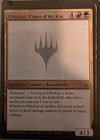 Efteekay, Flame of the Kav — Unknown Event RZ03l