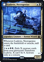 Ludevic, Necrogênio // Olag, Arrogância de Ludevic — Innistrad: Midnight Hunt Promos 233s