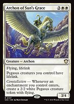Arconte da Graça do Sol — Secrets of Strixhaven Commander 137