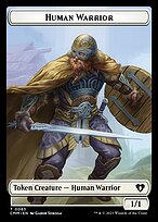 Human Warrior — Commander Masters Tokens 63