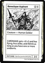 Baneslayer Aspirant — Mystery Booster Playtest Cards 2021 3