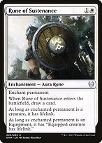 Runa de Sustento — Kaldheim 25