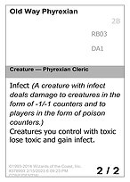 Old Way Phyrexian — Unknown Event RB03d