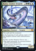 Koma, Serpente Cósmica — Kaldheim Promos 221s