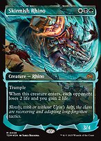 Skirmish Rhino — Tarkir: Dragonstorm 408