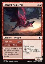 Stormshriek Feral // Flush Out — Tarkir: Dragonstorm 124