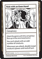Rule with an Even Hand — Mystery Booster 2 505