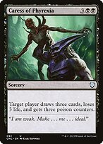 Carícia de Phyrexia — Phyrexia: All Will Be One Commander 92