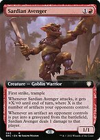 Vingador Sardiano — The Brothers' War Commander 43