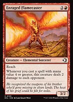 Enraged Flamecaster — Lorwyn Eclipsed 135