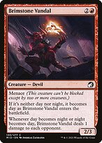 Vândalo do Enxofre — Innistrad: Midnight Hunt 130