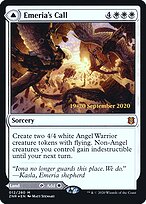 Chamado de Emeria // Emeria, Enclave Celeste Partido — Zendikar Rising Promos 12s