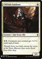 Vigia da Beira do Penhasco — The List BFZ-20