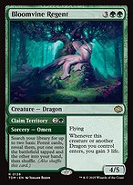 Bloomvine Regent // Claim Territory — Tarkir: Dragonstorm 136