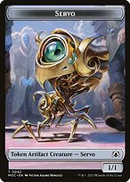 Servo — March of the Machine Commander Tokens 42