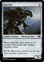 Senhor Myr — Commander Masters 400