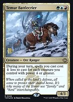 Temur Battlecrier — Tarkir: Dragonstorm Promos 228s