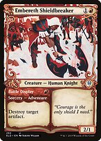 Embereth Shieldbreaker // Exibição em Batalha — Throne of Eldraine 292