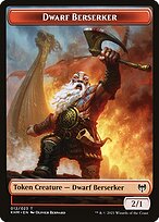 Dwarf Berserker — Kaldheim Tokens 12