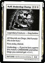 Ruff, Underdog Champ — Mystery Booster Playtest Cards 2021 10