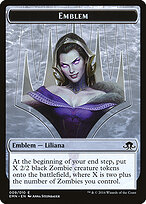 Liliana, the Last Hope Emblem — Eldritch Moon Tokens 9