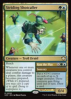 Striding Shotcaller // Run the Play — Secrets of Strixhaven Commander 50