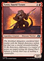 Tyrox, Saurid Tyrant — Aetherdrift 149