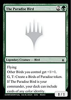 The Paradise Bird — Unknown Event RG03f
