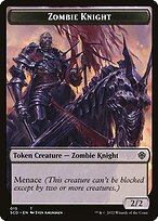 Zombie Knight — Starter Commander Deck Tokens 15