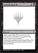 Ransack, the Lab — Unknown Event UB16