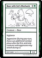 Bear with Set's Mechanic — Mystery Booster Playtest Cards 2021 71