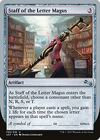 Staff of the Letter Magus — Unstable 159