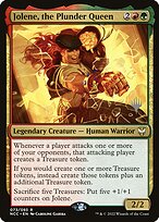 Jolene, a Rainha da Pilhagem — New Capenna Commander Promos 73p