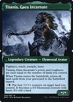 Titania, Gaea Incarnate — The Brothers' War Promos 256bs