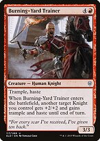 Treinador do Pátio Ardente — Throne of Eldraine 117