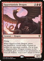 Dragão Oportunista — Throne of Eldraine Promos 133★