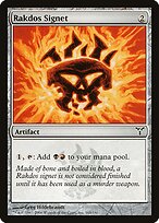 Sinete Rakdos — Dissension 165