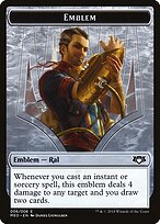 Ral, Izzet Viceroy Emblem — Mythic Edition Tokens G6
