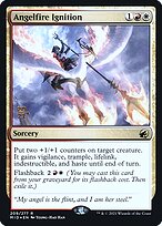 Ignição do Fogo Angélico — Innistrad: Midnight Hunt Promos 209s