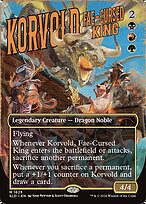 Korvold, Fae-Cursed King — Secret Lair Drop 1625