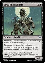 Subordinado Leal — Commander Masters 172
