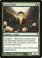Cobra de Lótus — Zendikar 168