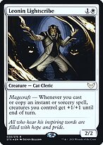 Lumescriba Leonino — Strixhaven: School of Mages Promos 20s