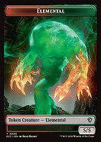 Elemental — Lorwyn Eclipsed Commander Tokens 9