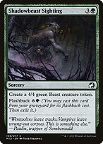 Avistamento da Fera Sombria — Innistrad: Midnight Hunt 198