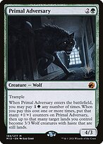 Adversário Primal — Innistrad: Midnight Hunt Promos 194p