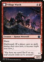 Vigias do Vilarejo // Despojadores do Vilarejo — Innistrad: Midnight Hunt 165