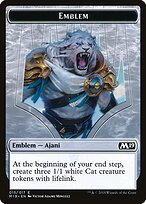 Ajani, Adversary of Tyrants Emblem — Core Set 2019 Tokens 15